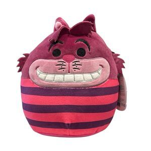 Squishmallows Disney 8” Cheshire Cat Plush Toy Stuffed Animal NEW
